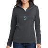 Port Authority Ladies Pinpoint Mesh 1/2 Zip Thumbnail