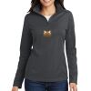 Port Authority Ladies Pinpoint Mesh 1/2 Zip Thumbnail