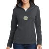 Port Authority Ladies Pinpoint Mesh 1/2 Zip Thumbnail